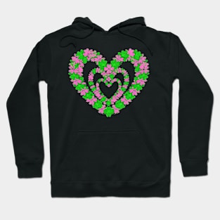 Pink Irish Hearts Hoodie